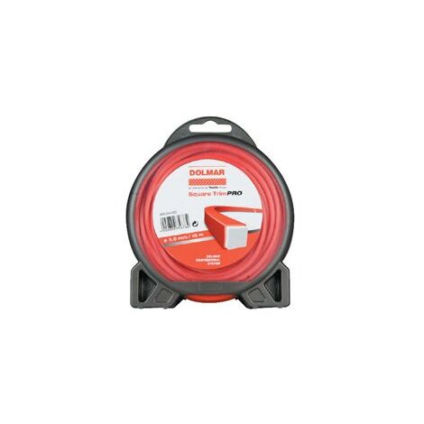 Makita 369224802 Coupe-bordure à brosse métallique carrée orange 3,0 mm 15 m