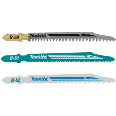 Makita 3tlg. ensemble Lame de scie sauteuse / Bois en alliage métallique
