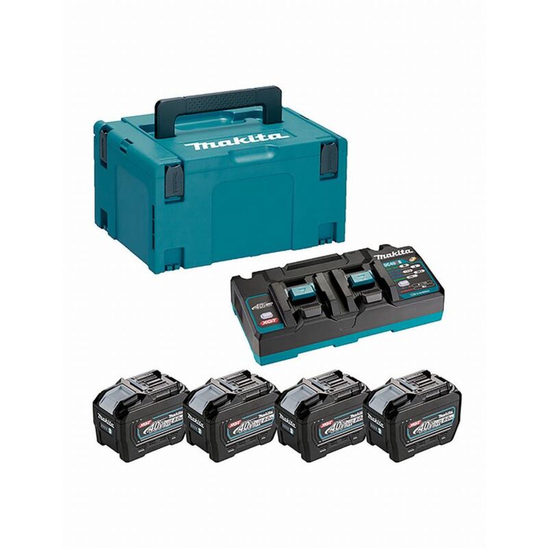 Makita - 40v Li-ion Max Set Mit 4 8, 0ah-akkus - Ladegerät - Mbox - 191u42-2