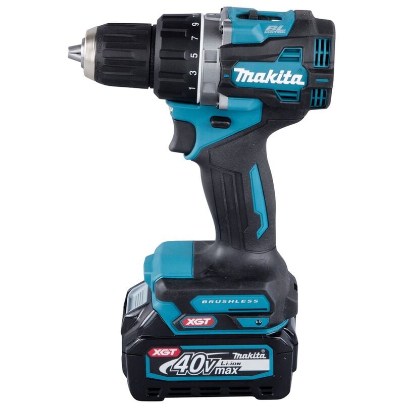 Perceuse-visseuse à batterie 40 v avec 2 batteries et chargeur DC40RA (DF002GA202) - Makita