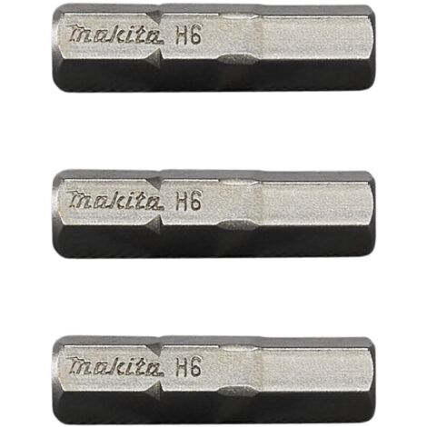Makita 6-KT Bit 6,0x25 mm 3 St. - B-23721