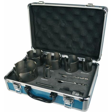 Makita 9 pz Universal TCT de Corona de Fiori in astuccio de Alluminio - D-51297