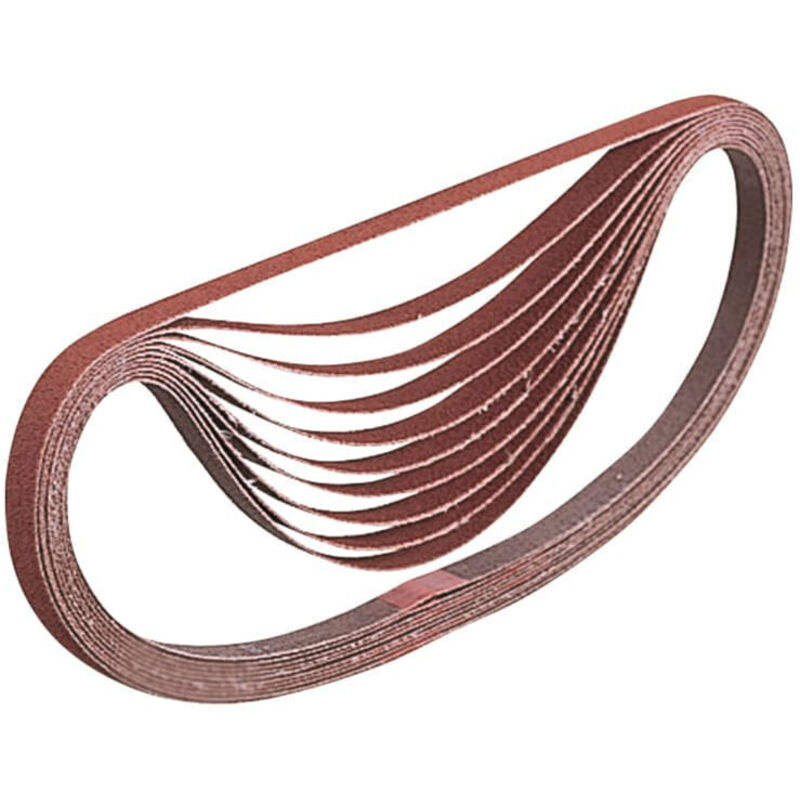 A-34481 Papier de verre à bande de haute qualité G120 10 pièces - Makita