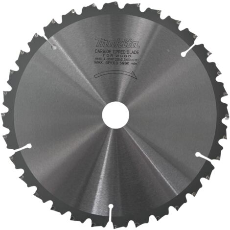 Makita A-80961 Lame de scie TCT pour scie à onglets 255x30 mm pour bois