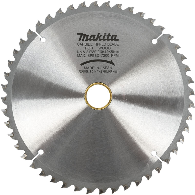 Makita - A-81789 Lame De Scie Circulaire tct 210x30mm 48T Bois