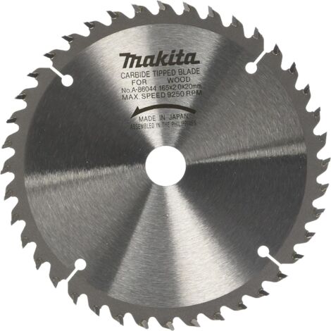 Makita A-86044 TCT lame de scie circulaire 165x20 mm pour bois