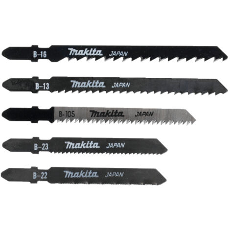 Makita A-86898 5pc Mixed Jigsaw Blade Set
