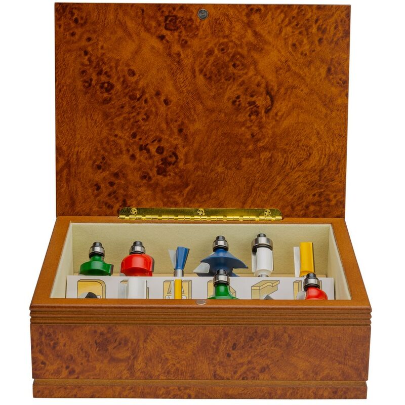 Makita - Coffret 12 fraises queue de 6 mm Haute Qualité A-87921