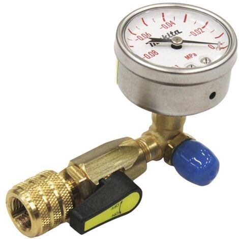 Makita Absperrventil mit Manometer 5/16 mit Absperrventil
