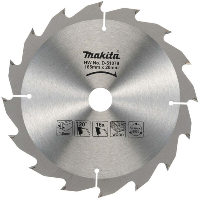 Makita Lame Scie Circulaire 165mm B 56764 - vue 8