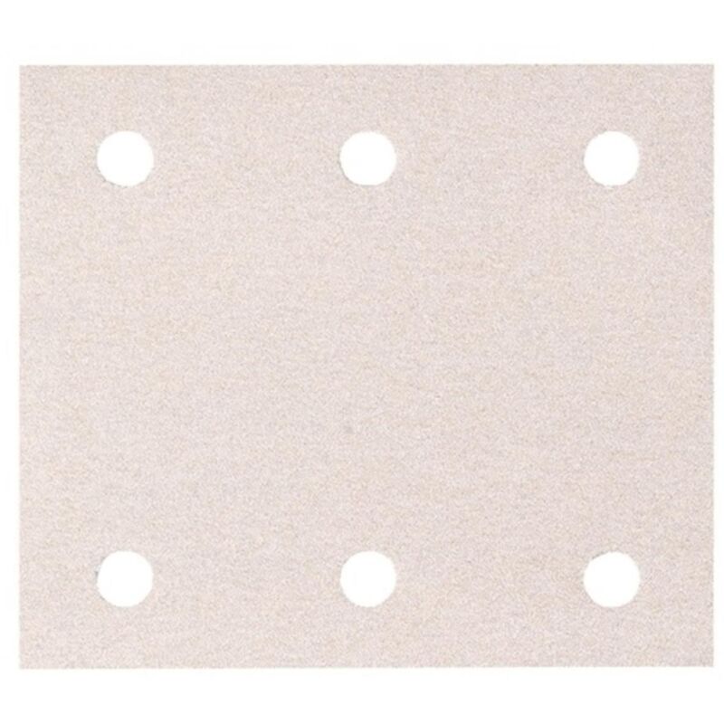 Carta abrasiva Makita 114 x 102 mm, K60, 50 pz. 114 x 102 mm - K60 - 50 pz. - 6 fori - Vernici / colori