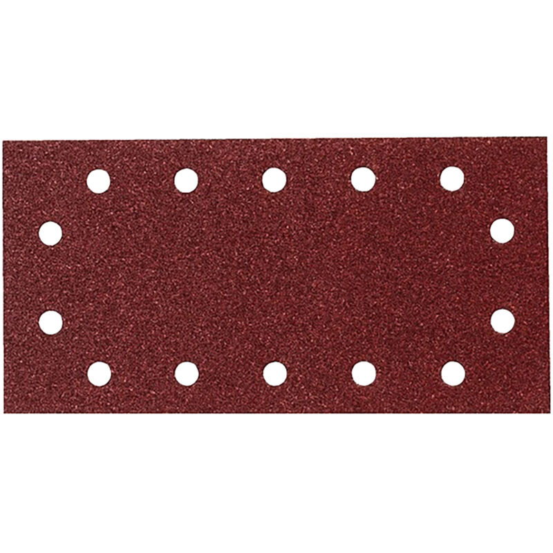 Carta vetrata Makita 115 x 229 mm, K240, 50 pz. 115 x 229 mm - K240 - 50 pz. - 14 fori