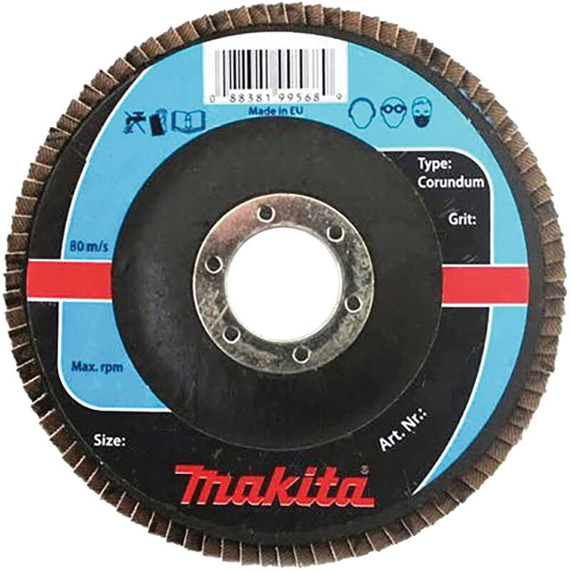 Disco lamellare Makita 1 pz. - 150 mm - 22,23 mm - K60 - Pietra