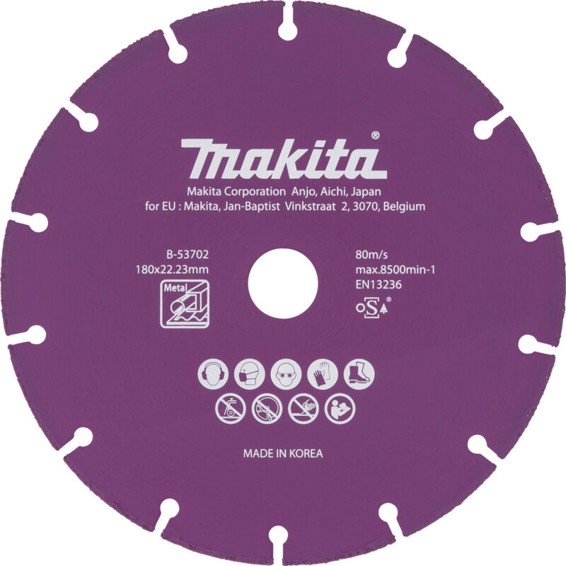 Makita - disco da taglio diamantato 1 pz. - Diamante - 180 x 22,23 x 1,6 mm