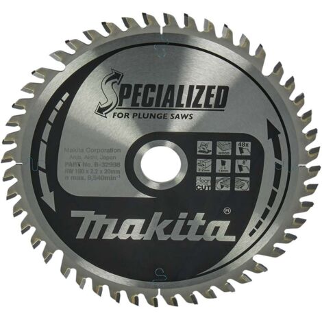 Makita Accessori - Lama per sega circolare per legno, 160x20 mm, 48 denti B-32998