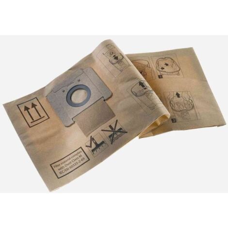 Makita Accessori - Sacchetti di ricambio per aspirapolvere, 5 pz P-70194