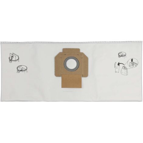 Makita Accessori - Sacchetto per la polvere 7 l, 5 pz P-84078