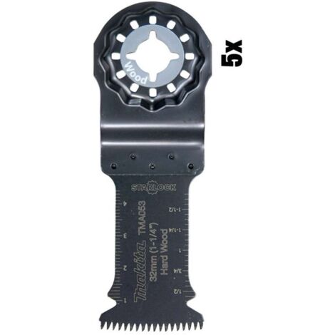Makita Accessori - Set di lame da sega diritta per legno 5 cm, 5 pz B-64870-5