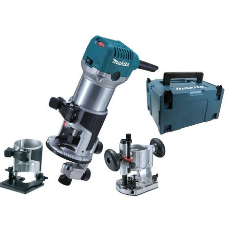 Makita - Affleureuse - Défonceuse Multifonctions 710 W Ø8 mm - RT0700CX2J
