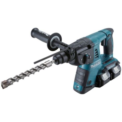 Makita - Akku-Bohrhammer 18V, 2x Akku 5,0 Ah Ladegerät DHR263PT2J