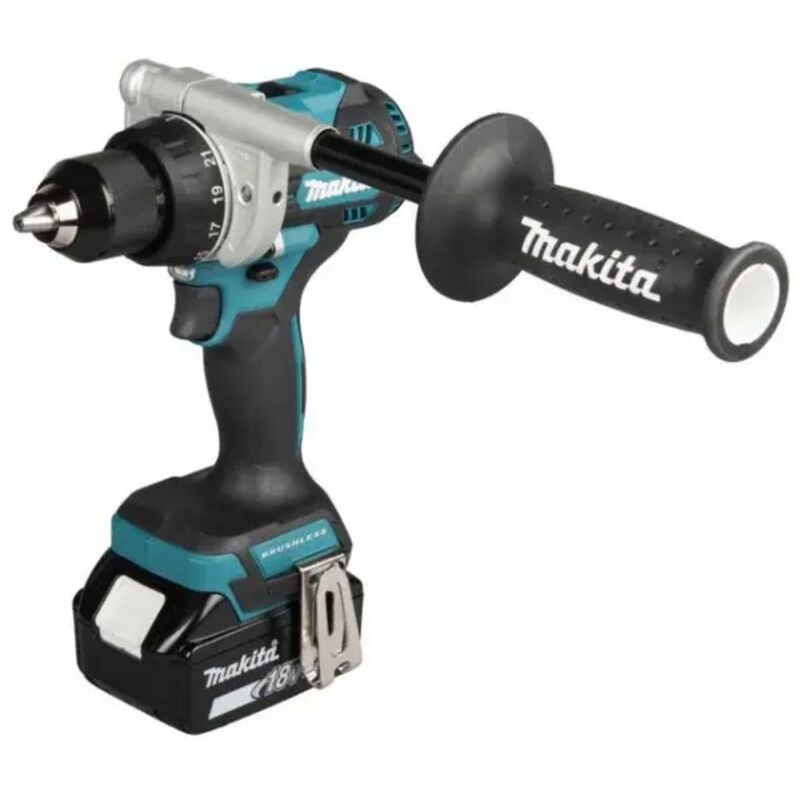 Makita Akku-Bohrschrauber 18V + 2x Akku 5,0 Ah im MAKPAC (DDF492RFJ)
