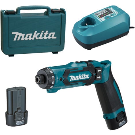 Makita Akku-Knickschrauber 7,2V mit 2x 1,5 Ah Akkus + Lader im Transportkoffer