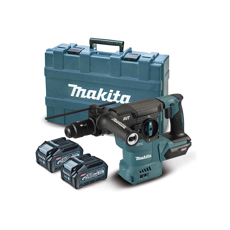 Image of Makita - HR009GM201 Leichter Hammer bl 40Vmax xgt 30mm. (2 Batterien und Ladegerät)