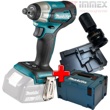 Makita Akku-Schlagschrauber 18V DTW181ZJ + Schwäble Adapter