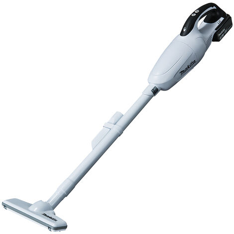 MAKITA Akku-Staubsauger 18 V / 3,0 Ah, 1 Akku + Ladegerät, White Edition (DCL181F)