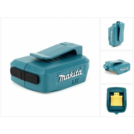 Makita Akku USB Adapter DECADP05 mobiles Laden von Smartphones und Tablets