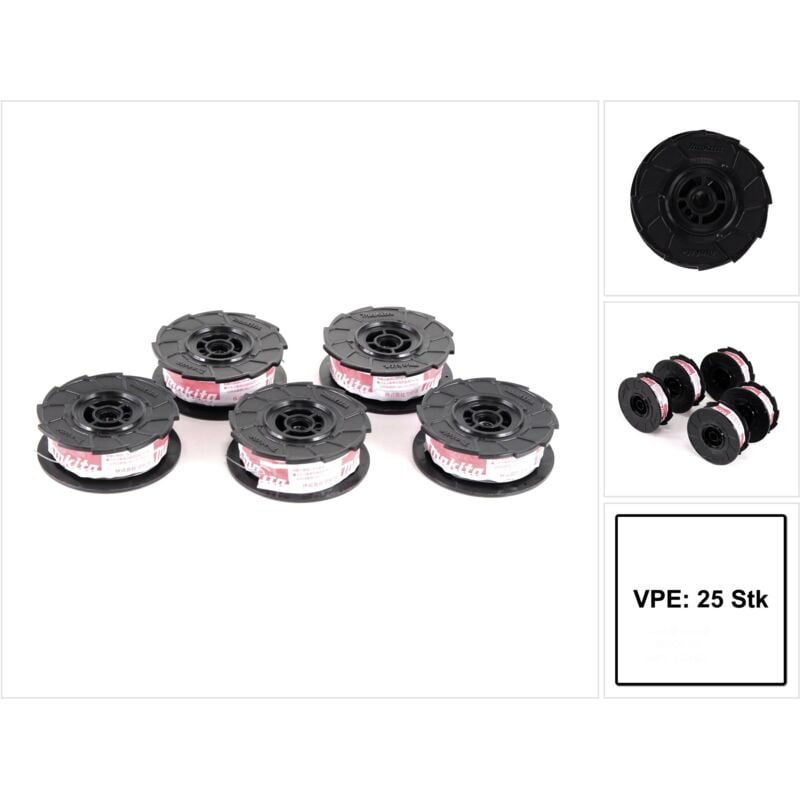 Makita - Alambre de unión para conector de barras de refuerzo dtr 180 - 25 uds.