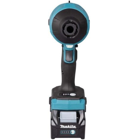 Makita AS001GA102 - Ventola a batteria, 40 V, max. 2,0 Ah, 1 batteria + caricatore in borsa per il trasporto, petrolio