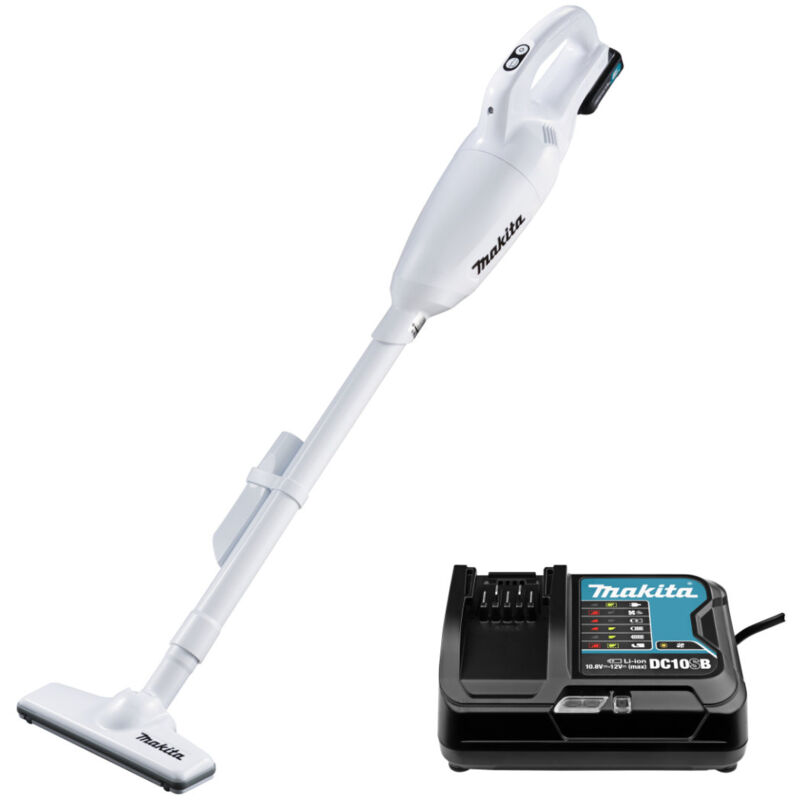 Aspirateur sans fil 12V CL108FDSAW avec 1x batterie 2,0 Ah + chargeur dans le carton - Makita