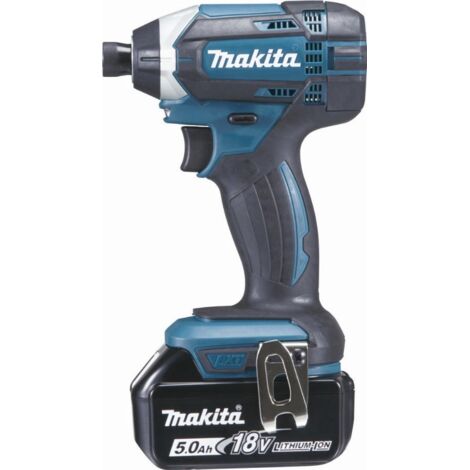 MAKITA atornillador de impacto 18 V Li-Ion 5 Ah 165 Nm - 2 baterías, cargador, maletín - DTD152RTJ