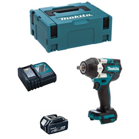 Makita avvitatore ad impulsi  dtw700rtj1 (1 x 5,0 ah + dc18rc + makpac 2) 8435587920816