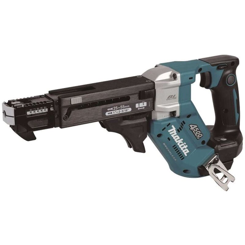 Makita - Avvitatore per cartongesso a batteria da 18 V con caricatore, senza batteria e caricabatterie DFR552Z