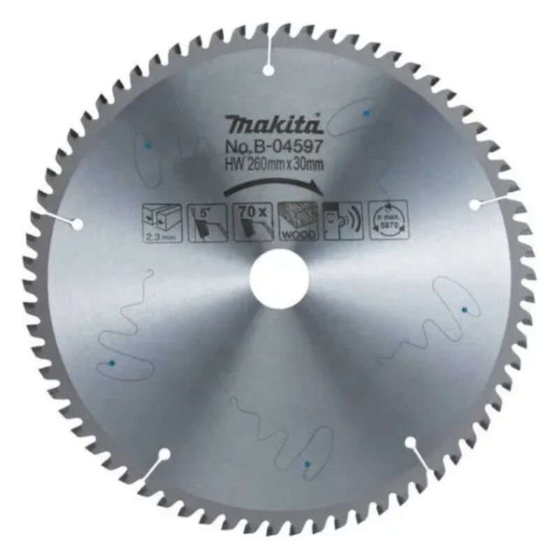 Makita - B-04606 Lama per seghe circolari silenziate 305x30 mm per legno