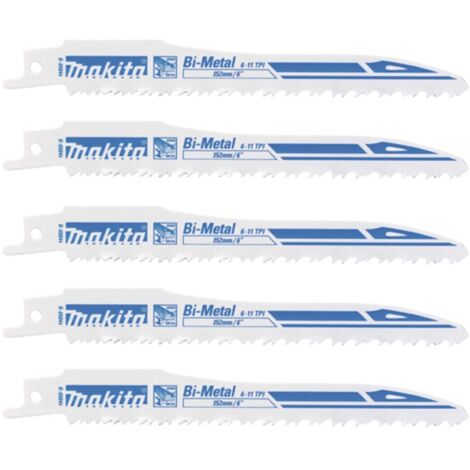 Makita B-05044 Reciprocating Blade, Pack of 5