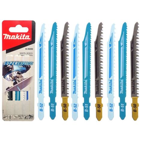 Makita B-06292 Piece Jigsaw Blades Super Express Long Life Blades Wood Metal 9PC