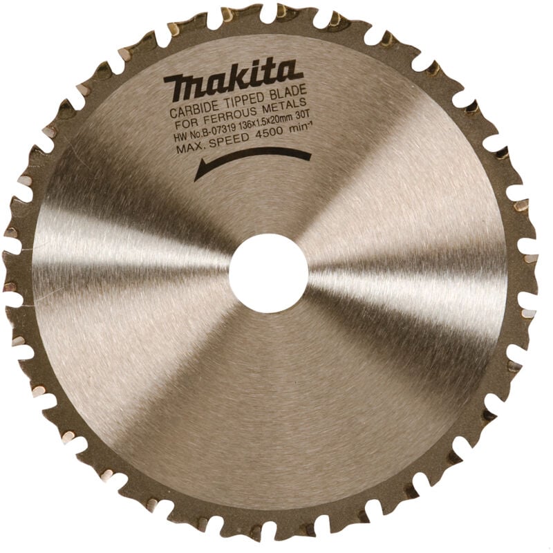 Makita - B-07325 Lama Sega Circolare t.c.t. 136x20mm 50T Metalli Sottili