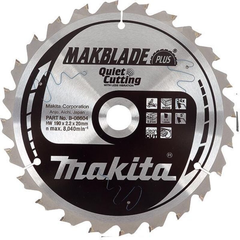 Lama circolare Makita, MAKBLADE PLUS 255 x 30 mm - 40 denti
