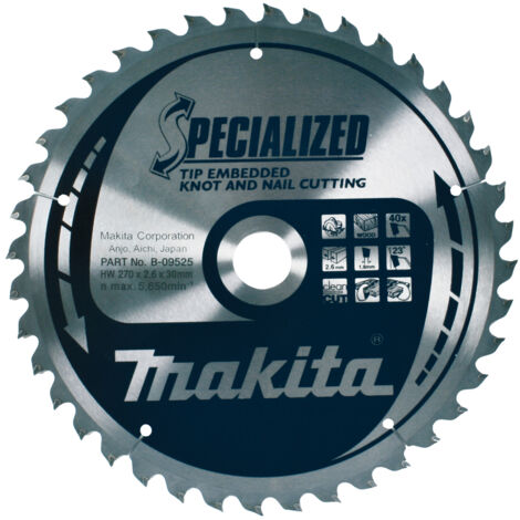 MAKITA B-09525 HM 270/30/40D Lentille renforcée