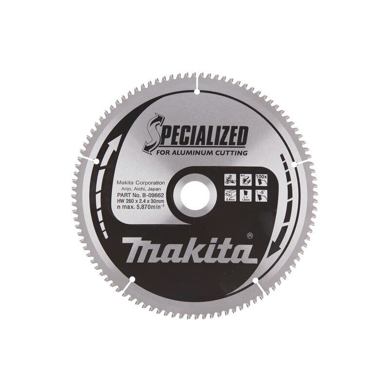 

Makita - Hoja de carburo para tronzadora Ø260mm - B-09662