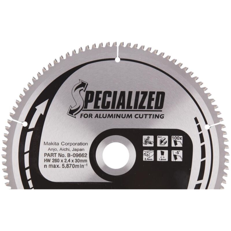 MAKITA Lame scie 260mm x 30 x