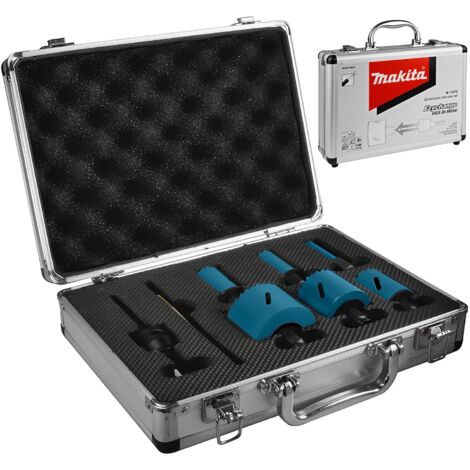 Makita B-11972 8PC Electricians Ezychange Holesaw Set 16mm - 51mm + Metal Case