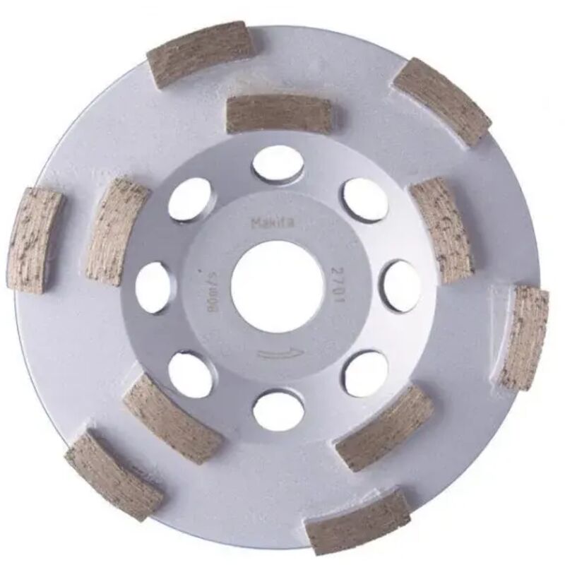 Makita - Disque diamant avec bord continu pour le ponçage du béton - 125x22,23 mm / Type 4