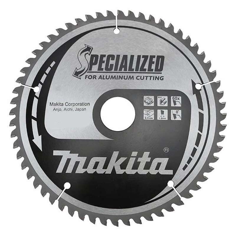 Makita - Lame carbure B-12435 ''Specialized'' Aluminium pour scies circulaires