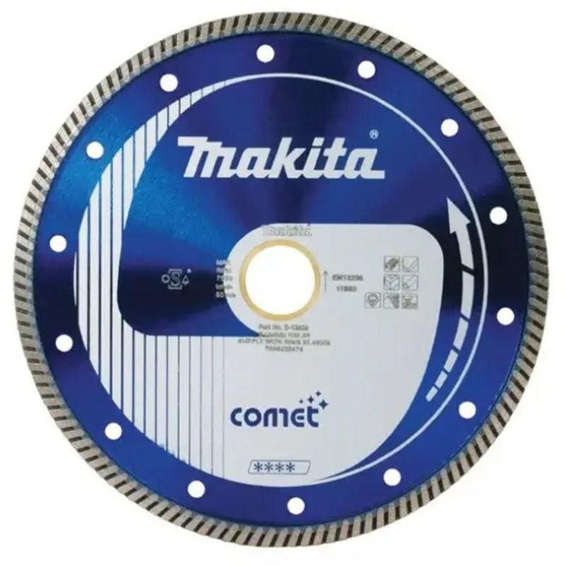 Comet Turbo Meule diamantée à jante continue pour matériaux durs - 300x25,4 mm - Makita