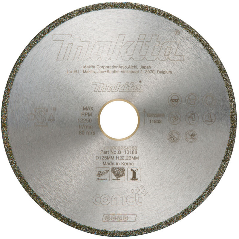 B-13188 Disco de diamante Comet 125 x 22,23 x 5mm