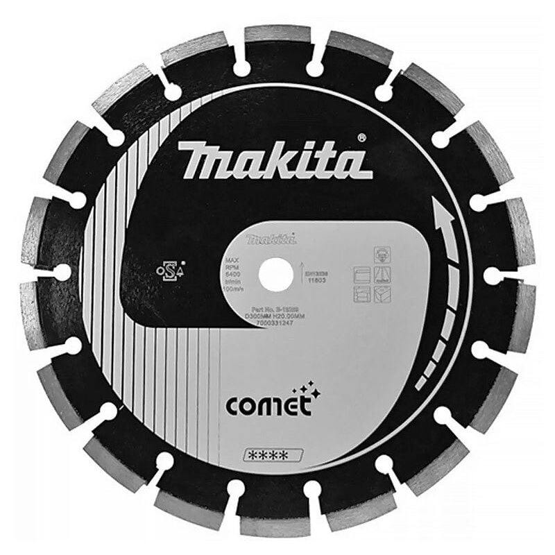 Makita - Disque diamant Comet B-13275 350 mm pour asphalte